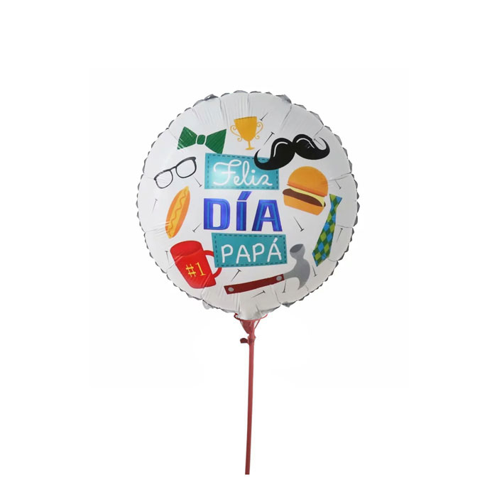 Globo metalizado feliz día Papá