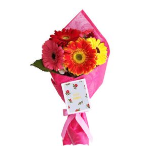 Ramo con 6 Gerberas