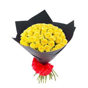 50 rosas amarillas