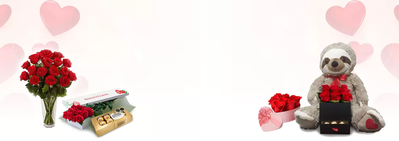 arreglos florales para san Valentín.