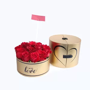 Box sorpresa con rosas. Envío a domicilio en Miraflores, La Molina.